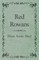 Red Rowans