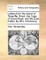 Letters from the Island of Teneriffe, Brazil, the Cape of Good Hope, and the East Indies. by Mrs. Kindersley.