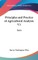 Principles and Practice of Agricultural Analysis V1