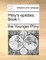 Pliny's Epistles. Book I.