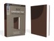 NIV, Super Giant Print Reference Bible, Imitation Leather, Brown, Red Letter Edition
