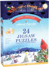 Puzzle–advent calendar Merry Christmas, 24 puzzles of 50 pieces: 1200 pieces Puzzle–advent calendar Merry Christmas, 24 puzzles of 50 pieces: 1200 pieces