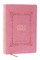 KJV Holy Bible Large Print Center-Column Reference Bible, Pink Leathersoft, 53,000 Cross References, Red Letter, Comfort Print: King James Version