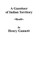 Gazetteer of Indian Territory