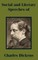 Social and Literary Speeches of Charles Dickens