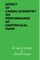 Effect of Casing Geometry on Performance of Centrifugal Pump