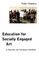 Education for Socially Engaged Art
