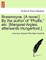 Rossmoyne. [A Novel.] by the Author of "Phyllis," Etc. [Margaret Argles, Afterwards Hungerford.]
