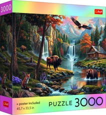 TREFL Puzzle with poster Wild Nature, 3000 pcs