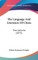 The Language and Literature of China