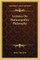 Lectures on Homoeopathic Philosophy