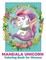 Mandala unicorn coloring book for women