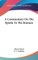 A Commentary On The Epistle To The Romans