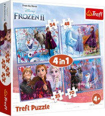 TREFL FROZEN Puzzle 4 in 1 set Frozen II