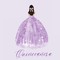 Bell, L: Quinceanera Guest Book with purple dress (hardback)