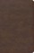 KJV Single-Column Compact Bible, Brown Leathertouch