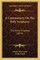 A Commentary On The Holy Scriptures