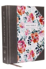KJV, Journal the Word Bible, Cloth Over Board, Pink Floral, Red Letter Edition, Comfort Print KJV, Journal the Word Bible, Cloth Over Board, Pink Floral, Red Letter Edition, Comfort Print