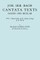 Joh. Seb. Bach, Cantata Texts, Sacred and Secular. (Facsimile 1926) (Johann Sebastian Bach)