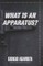 What Is an Apparatus?" and Other Essays]]stanford University Press]bc]b102]05/01/2009]phi019000]160]16.95]21.95]ip]ac]r]r]stan]]]01/01/0001]p080]stan