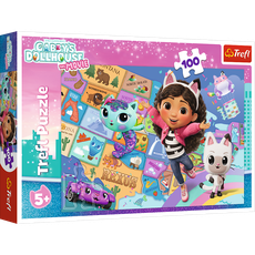 TREFL GABBY´S DOLLHOUSE puzzle 100 pcs