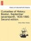 Curiosities of History