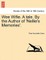 Wee Wifie. a Tale. by the Author of 'Nellie's Memories'.