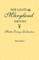 Side-Lights on Maryland History, with Sketches of Early Maryland Families. in Two Volumes. Volume II