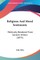 Religious And Moral Sentiments