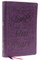 Nkjv, Giant Print Center-Column Reference Bible, Verse Art Cover Collection, Leathersoft, Purple, Thumb Indexed, Red Letter, Comfort Print