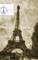 Eiffel Tower vintage cream color blank page journal
