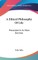 A Ethical Philosophy Of Life