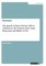 The speech of Pope Urban II 1095 at Clermont in the versions of the Gesta Francorum and Baldric of Dol