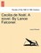 Cecilia de No L. a Novel. by Lanoe Falconer.
