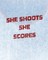 Women's Hockey Notebook - She Shoots She Scores - Blank Lined Notebook