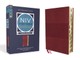 NIV Study Bible, Fully Revised Edition, Large Print, Leathersoft, Burgundy, Red Letter, Thumb Indexed, Comfort Print
