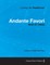 Andante Favori - woO 57 - A Score for Violin and Piano