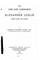 The Life and Campaigns of Alexander Leslie