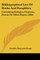 Bibliographical List Of Books And Pamphlets