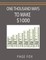 One Thousand Ways to Make $1000