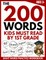 The 200 Words Kids Must Read by 1st Grade