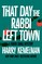 That Day the Rabbi Left Town