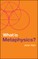 What Is Metaphysics?