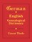 German-English Genealogical Dictionary