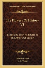 The Flowers Of History V1 The Flowers Of History V1