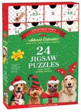 Puzzle–advent calendar Christmas Paws, 24 puzzles of 50 pieces: 1200 pieces Puzzle–advent calendar Christmas Paws, 24 puzzles of 50 pieces: 1200 pieces