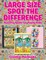 Large Size Spot the Difference Activity Book for Young Kids