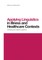 Applying Linguistics in Illness and Healthcare Contexts