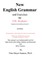 New English Grammar for Esl Students