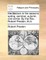 Meditations in the Seasons Spring, Summer, Autumn, and Winter. by the REV. Robert Preston, M.A.